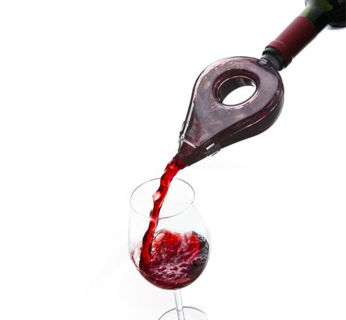 Revisión del aireador de vino